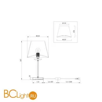 Настольная лампа Freya Forte FR1006TL-01N - Фото 0