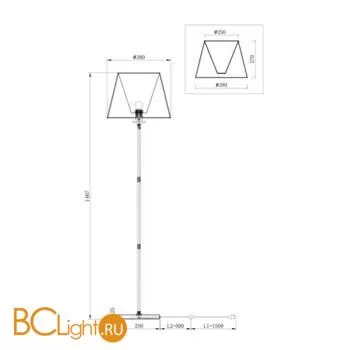 Торшер Freya Forte FR1006FL-01N - Фото 0
