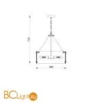 Подвесной светильник Freya Fresco FR5190PL-06BS - Фото 4