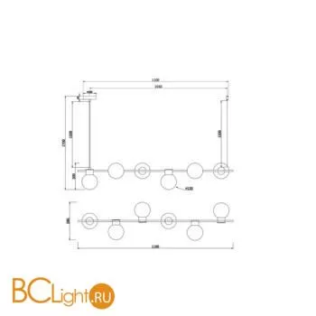 Подвесной светильник Freya Gatsby FR5232PL-06B1 - Фото 5