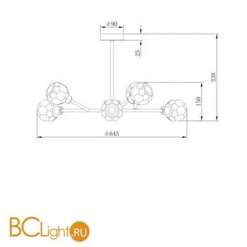 Люстра Freya Grace FR5114PL-06BZ - Фото 2