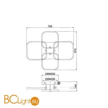 Потолочный светильник Freya Gritta FR10018CL-L51W - Фото 1