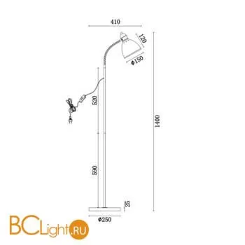 Торшер Freya Heather FR5110FL-01W - Фото 0