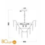 Подвесной светильник Freya Hloya FR5143PL-09G - Фото 1