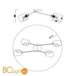 Люстра Freya Isabella FR5095CL-04G - Схема