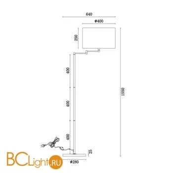 Торшер Freya Joan FR5112FL-01CH - Фото 0