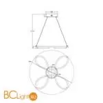 Подвесной светильник Freya Jumbo FR6047PL-L70W - Фото 1