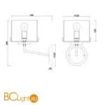 Бра Freya FR5096WL-01CH - Фото 1