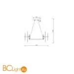 Подвесной светильник Freya Libra FR5172PL-06BS - Фото 0