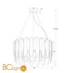 Подвесной светильник Freya Lucrecia FR5217PL-08FG - Фото 4