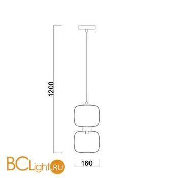 Подвесной светильник Freya Lumen FR5215PL-01CH - Фото 3
