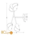 Подвесной светильник Freya Mallow FR5228PL-04B - Фото 0