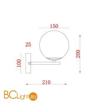 Бра Freya Marble FR5230WL-01BS - Фото 7
