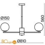 Люстра Freya Marble FR5230PL-08BS - Фото 5