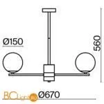 Люстра Freya Marble FR5230PL-06BS - Фото 8