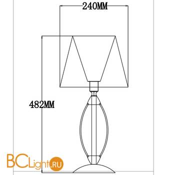 Настольная лампа Freya Marquis FR2327-TL-11-BG - Схема