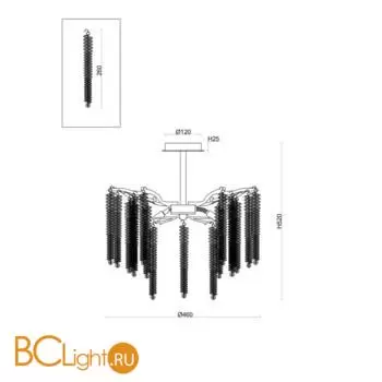 Потолочный светильник Freya Mineral FR1010CL-06G - Фото 1