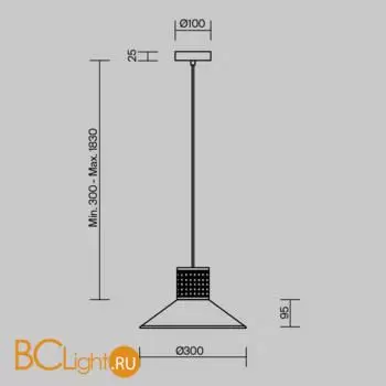Подвесной светильник Freya Mixture FR5483PL-01B3 - Фото 1