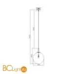 Подвесной светильник Freya Moke FR4007PL-01BT - Фото 3