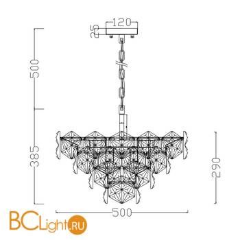Подвесной светильник Freya Molly FR1004PL-09CH - Схема