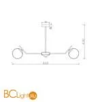 Люстра Freya Moonrock FR5173PL-08BS - Фото 0