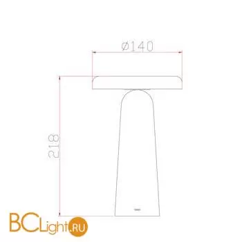 Аккумуляторный светильник Freya Mushroom FR6109TL-L4B - Фото 1