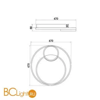 Потолочный светильник Freya Nation Market FR10028CL-L80B - Фото 2