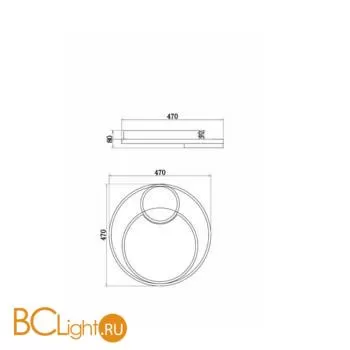 Потолочный светильник Freya Nation Market FR10028CL-L80B - Фото 0