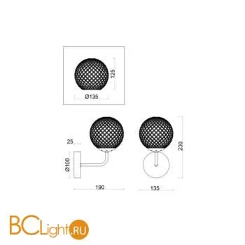 Бра Freya Navel FR8016WL-01BBS - Фото 3