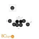 Люстра Freya Navel FR8016PL-08BBS - Фото 0