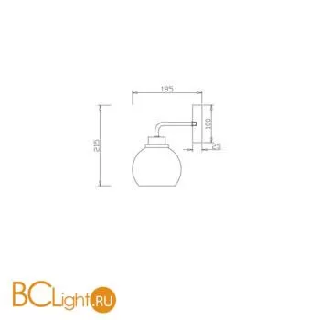 Бра Freya Neptune FR5176WL-01BS - Фото 0