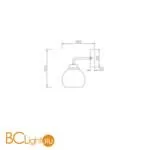 Бра Freya Neptune FR5176WL-01BS - Фото 0