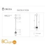 Подвесной светильник Freya Ornella FR2201-PL-01-BZ - Фото 3