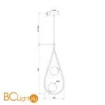 Подвесной светильник Freya Perlina FR4005PL-02B - Фото 0