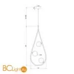 Подвесной светильник Freya Perlina FR4005PL-03B2 - Фото 0