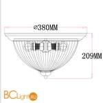 Потолочный светильник Freya Planum FR2913-CL-03-BZ - Схема