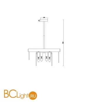 Подвесной светильник Freya Porto FR5104PL-06BS3 - Фото 2