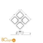 Потолочный светильник Freya Radane FR10020CL-L70W - Фото 1