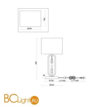 Настольная лампа Freya Riverside FR1007TL-01N - Фото 0