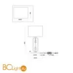 Настольная лампа Freya Riverside FR1007TL-01N - Фото 0