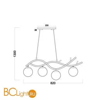 Подвесной светильник Freya Rosella FR8014PL-04BS - Фото 0