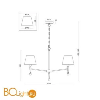 Люстра Freya Rosemary FR5190PL-05BS2 - Фото 1