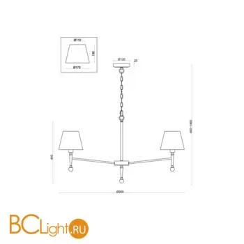 Люстра Freya Rosemary FR5190PL-07BS - Фото 2