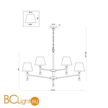 Люстра Freya Rosemary FR5190PL-12BS1 - Фото 3