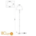 Торшер Freya Rosemary FR2190FL-01N - Фото 2