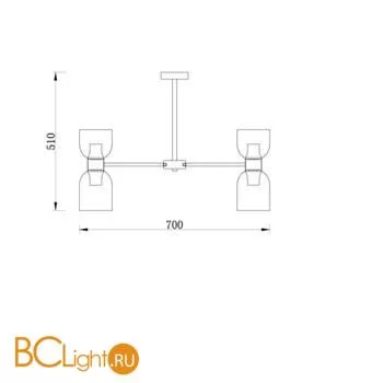 Люстра Freya Savia FR5203PL-10CH1 - Фото 1