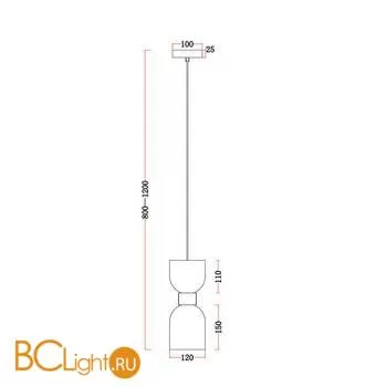 Подвесной светильник Freya Savia FR5203PL-01CH - Фото 2