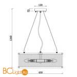 Подвесной светильник Freya Savoy FR5053PL-06BS - Схема