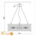 Подвесной светильник Freya Savoy FR5053PL-08N - Схема