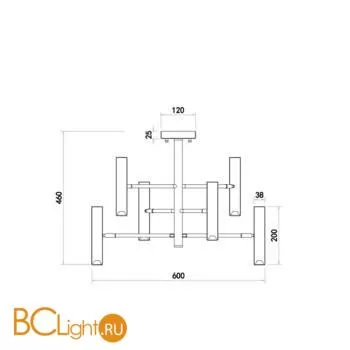 Люстра Freya Setto FR5142PL-06BBS - Фото 1